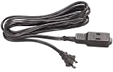 15ft Standard Indoor Extensoin Cord - Brown 3outlet 2 Prong