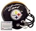 Terry Bradshaw Pittsburgh Steelers NFL Hand Signed Full Size Proline Football Helmet Inscription 4x
