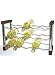 Kitchen & Housewares : Solid Wood & Metal 15 Bottle Contemporary Wine Rack