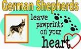 German Shepherds Leave Paw Prints on your Heart Youth Sweatshirt for boys or girls