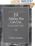 19 Articles You Can Use to Inspire Planned Gifts (19 Article, Book 1)