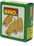 Brio BRIO 33337 Wooden Railway System: Short Curved Tracks
