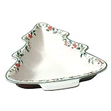 Pfaltzgraff Winterberry Tree Shaped Sculpted And Handpainted Serve Bowl