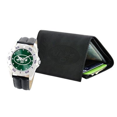 New York Jets NFL Watch And Wallet Gift Set at Amazon.com