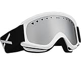 Anon Helix Men's Snowboard Goggles - White Frame - Silver Mirror Lens