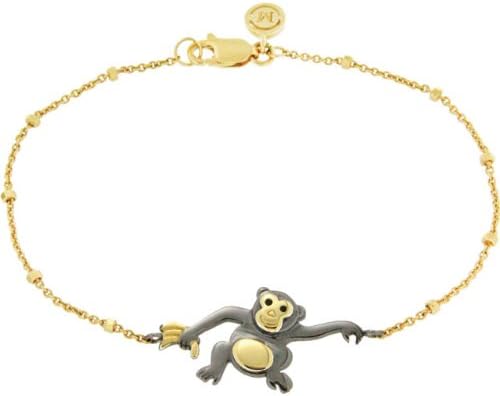 CleverEve 2013 Designer Series 18K Vermeil Missoma Monkey Chain Bracelet 7.5" for Mischief w/ Box & Card