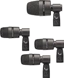 Digital Reference DR-DRM4 4 Piece Drum Mic Kit with Case, &sup1;
