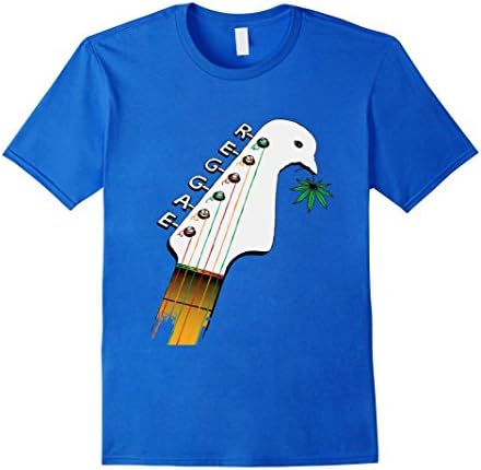 Men's Reggae Guitar T-Shirt 3XL Royal Blue