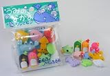Iwako Japanese Eraser Set Marine Animals (Colors May Vary)