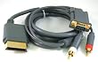 Gold Plated 6ft Premium VGA Cable w/ Digital Optical Audio Port for Microsoft Xbox 360 to TV equipment For PC HDTV