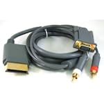 Gold Plated 6ft Premium VGA Cable w/ Digital Optical Audio Port for Microsoft Xbox 360 to TV equipment For PC HDTV