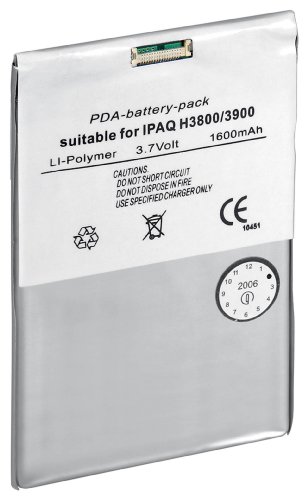 Wentronic Ersatzakku PDA f&uuml;r IPAQ H3800, H3900 (1600 mAh) Preisvergleich