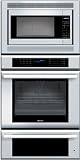 Thermador Masterpiece MEMW271EB 27 Triple Combination Wall Oven with 1200-Watt Traditional Microwave, True Convection, Speed Convection, EasyCook, Superfast Preheat, Temperature Probe and Warming Drawer: Black