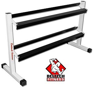 Deltech Fitness Two Tier 54 Dumbbell Rack