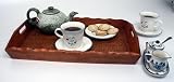 Mountain Woods Rattan Serving Tray Cherry