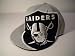 Oakland Raiders NFL Gray Fitted Hat - Size 7