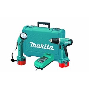 Makita 6261DWPLE 9.6-Volt 3 8-Inch Cordless Driver-Drill and Flashlight Kit by 