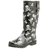 Chooka Women's Tossed Skulls Rainboot