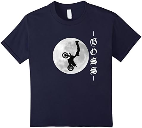 Kids MOTOCROSS T SHIRTS AND DIRT BIKE T SHIRTS BRAAPPP! 8 Navy