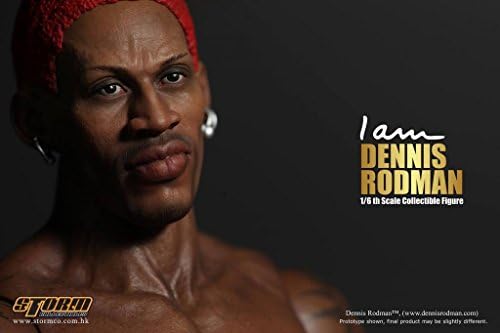 Storm Toys Dennis Rodman Deluxe Ver 2 Bodies + 3 Heads CHB Chicago Bulls