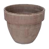 イタリア製テラコッタ鉢 ジオットポット　カプチーノ　25cm ／植木鉢