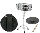 New Student Snare Drum Set with Case, Sticks, Stand and Practice Pad Kit