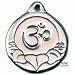 Om Blessing - Pewter Pendant - Eastern, Buddhist, Hindu, Lotus, Meditation, Jewelry