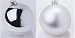 Set of 4 Shiny & Matte Silver Shatterproof Christmas Ball Ornaments 2\