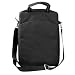GTMax Black Fit up to 15.6 inch Notebook Laptop Fabric Carry Case Travel Bag