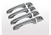 MaxMate Fits 11-13 Chrysler 300/300C Chrome 4 Doors Handle Cover W/O Passenger Side Keyhole W/Smart Key