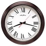 SETH THOMAS BY COLIBRI / SET3020 / Rosemont Wall Clock, 18in, Rosewood Finish, 1 AA Battery / Sold as 1 EA