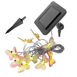 Decorative Small Butterfly String Solar LED Lights - B0029P3QWI