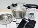 フィスラー （Fissler） プレミアム圧力鍋 4.5L （でか見えタイマー100分計付）
