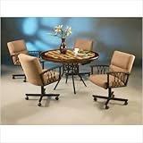 Ravenwood 5 Piece Dining Set in Autumn Rust