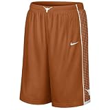 Texas Longhorns Burnt Orange Screen Printed College Replica Basketball Shorts By Nike