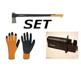 Fiskars Spaltaxt X27+Axt- und Messersch�rfer+Handschuhevon "Fiskars"