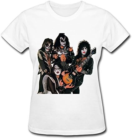 Kiss World Tour 2016 T Shirt For Women White