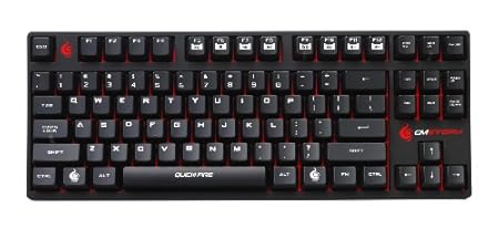 CM Storm QuickFire Rapid - Mechanical Gaming Keyboard with Red CHERRY MX Switches (SGK-4000-GKCR1-US)