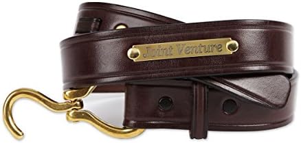 TORY LEATHER 1 1/4" Belt w/ Hoof Pick Buckle