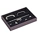 Stackers | Jewelry Box | classic purple & purple velvet stacker set of 4