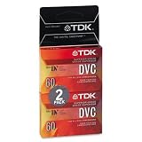 Superior Grade DVC Camcorder Videotape Cassette, 60 Minutes, 2/Pack