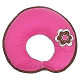 Bacati Damask Pink and Chocolate Hugster Nursing Pillow Cover