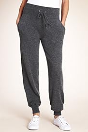Autograph Pure Cashmere Wide Waistband Cuffed Joggers