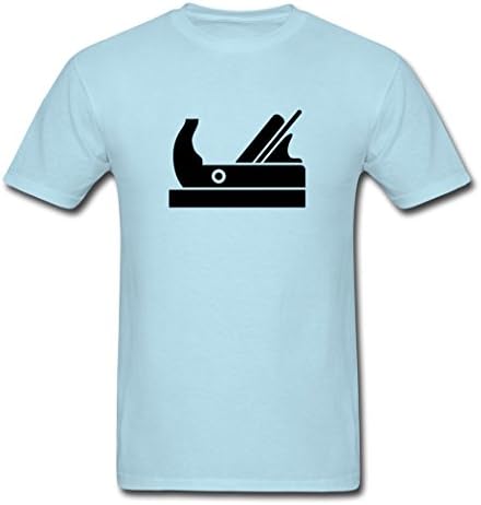 ZAKE Customize Men's Carpenter Cabinetmaker T-Shirts Sky blue XXL