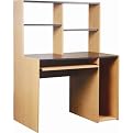 Computer Desk with Hutch - Oak