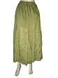 New Fashion Designer Umbrella Cut Skirt Patch Work Cotton Long Skirts 37"