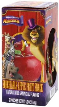 Dreamworks Madagascar Squeezable Apple Fruit Snacks, 2-ct. Packs