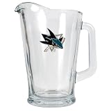 San Jose Sharks NHL 60oz Glass Pitcher - Primary Logo