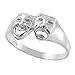 Women's 925 Sterling Silver High Polish Band Theater Acting Masks of Comedy and Tragedy Drama Ring