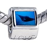 Pugster Ocean Stingray Beads - Biagi Bead & Bracelet Compatible